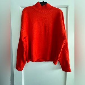 H&M orange sweater M